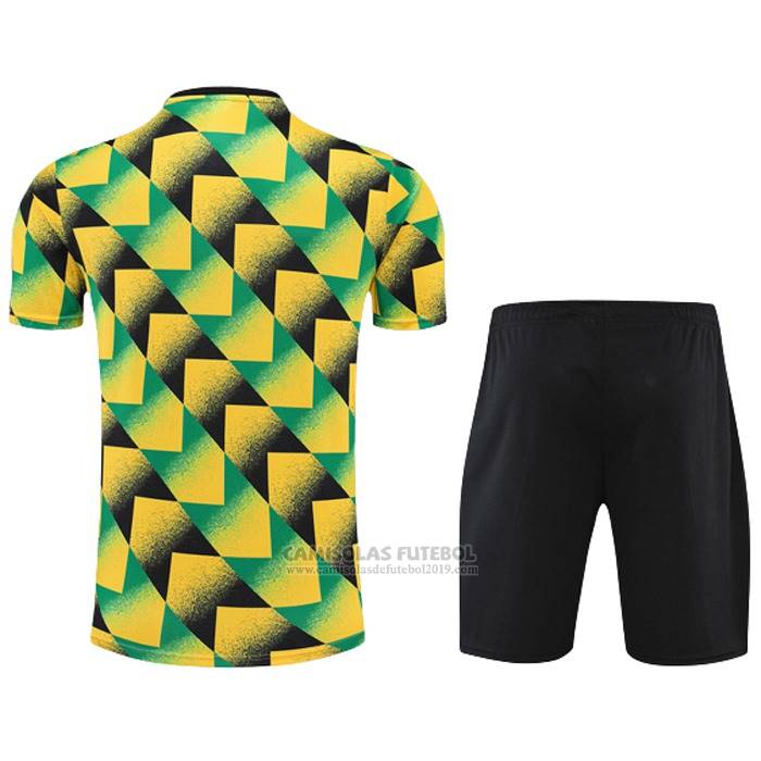 Fato de Treino Arsenal Manga Curta 2022-2023 Verde - Calcas Curta